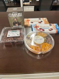 Merry Christmas goodies from residents Katie and Matthew Harsough!