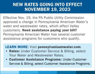 PA American Water rate change