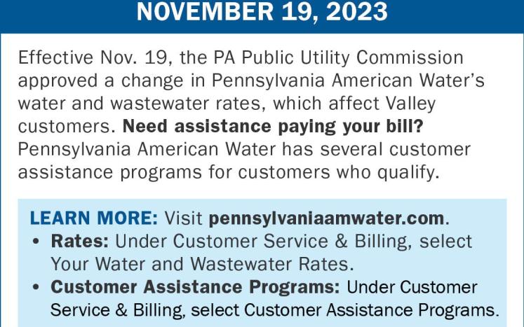 PA American Water rate change
